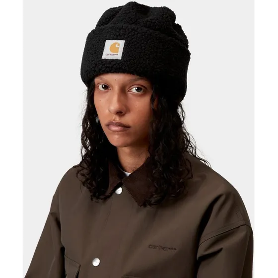 Carhartt WIP Prentis Bonnet Sherpa Noir