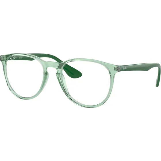 Ray-Ban Erika RX7046 Vert Transparent - Monture Optique Ronde
