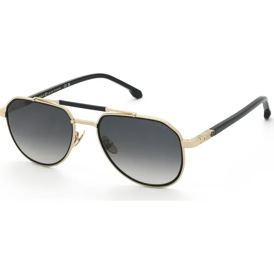Lozza SL2448 Lunettes de Soleil Pilote en Métal Or et Verres Fumés