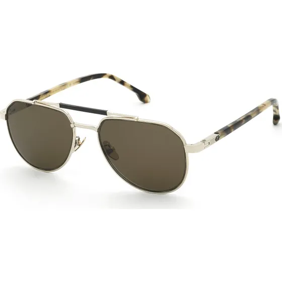 Lozza SL2448 Lunettes de Soleil Pilote Or et Marron pour Homme