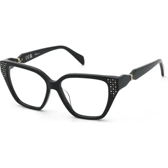 Blumarine VBM247S 700S Montures Optiques Papillon en Acétate Noir