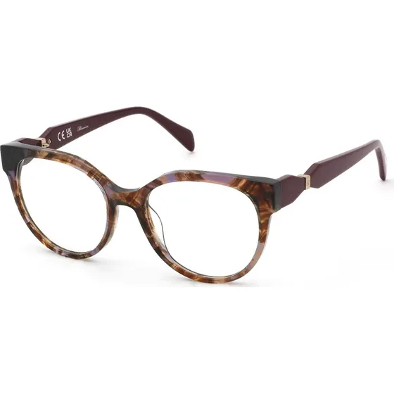 Blumarine VBM248 01GQ Montures Optiques Pantos Havana