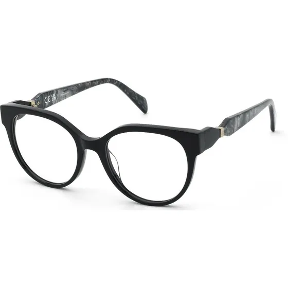 Blumarine VBM248 700 Montures Optiques Pantos en Acétate Noir