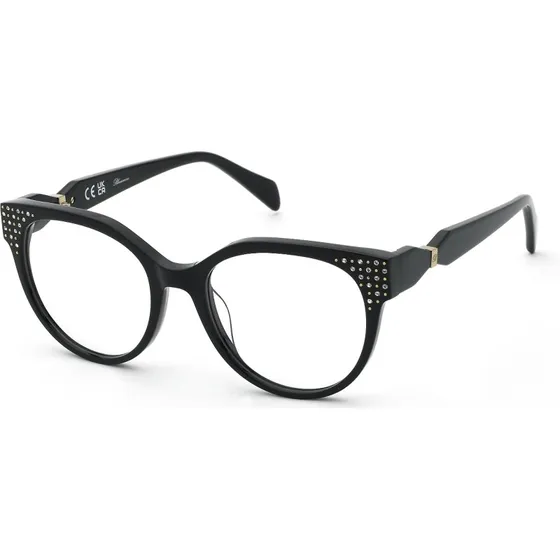 Blumarine VBM248S Montures Optiques Pantos en Acétate Noir