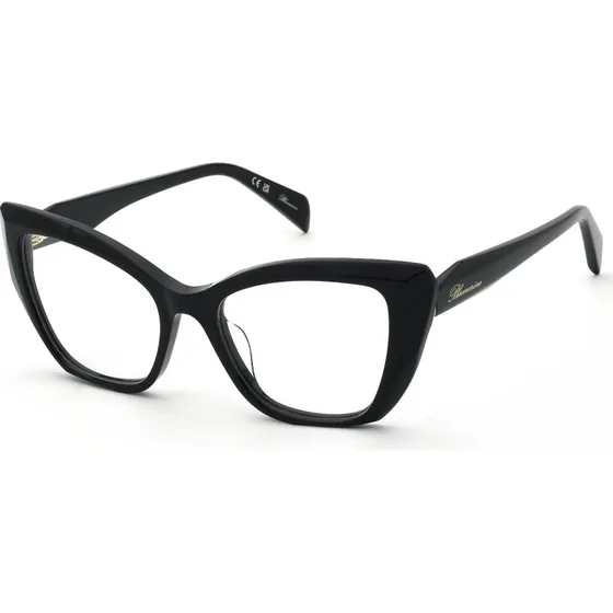 Blumarine VBM249S 700 Lunettes de Vue Papillon en Acétate Noir