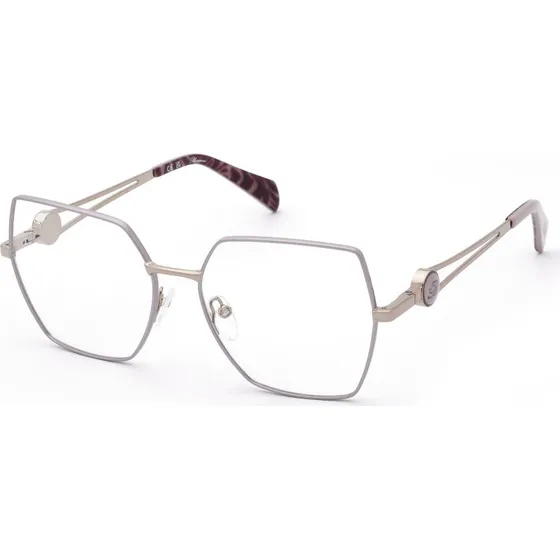 Blumarine VBM253 0H60 Montures Optiques Géométriques en Métal Or