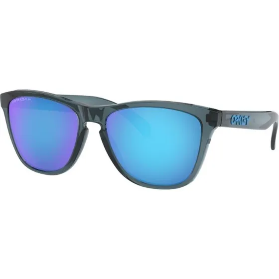Oakley Frogskins Crystal Black/Prizm Sapphire