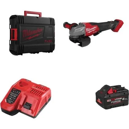 Milwaukee M18 FUEL Meuleuse d'angle 125mm 18V 2 batteries 8Ah