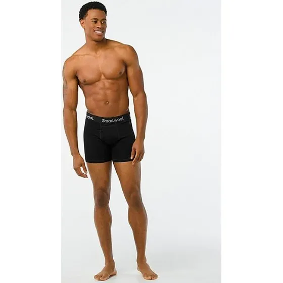 Smartwool Boxer en mérinos pour homme - Noir