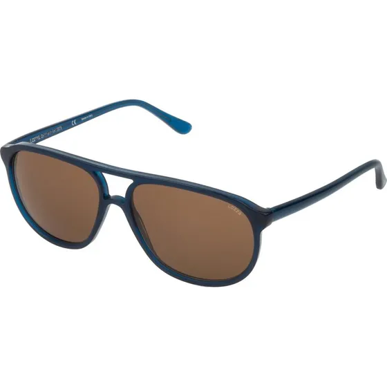 Lozza Homme Lozza SL1827L ZILO SPORT Lunettes de soleil Pilote Bleu/Marron