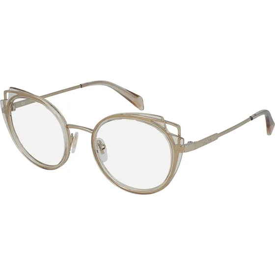 Police VPLA03 Zephirus 1 - Lunettes Optiques Femme Cat Eye Or/Gris