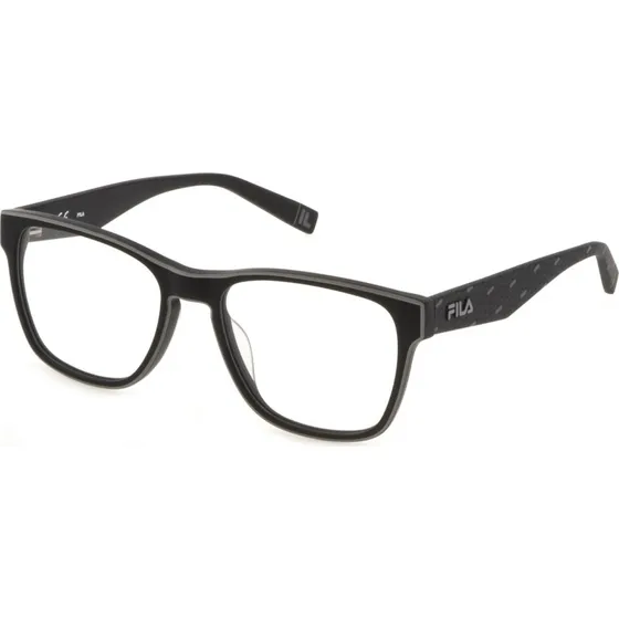 Fila VFI115 703 Lunettes Optiques Carrées en Acétate Noir