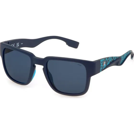 Fila Homme Lunettes de Soleil Carrées Bleu SFI463 J99P