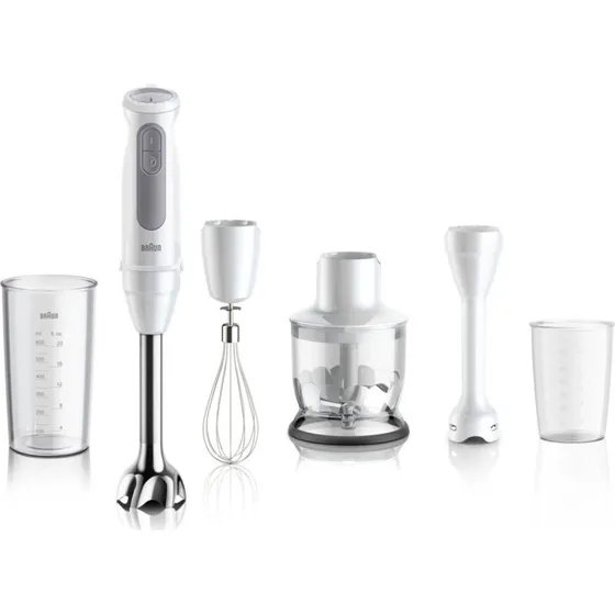 BRAUN Mixeur Plongeant MQ50220M Blanc/Gris