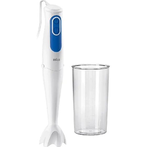 BRAUN MQ3000WH Mixeur Plongeant Smoothie+ Blanc/Bleu