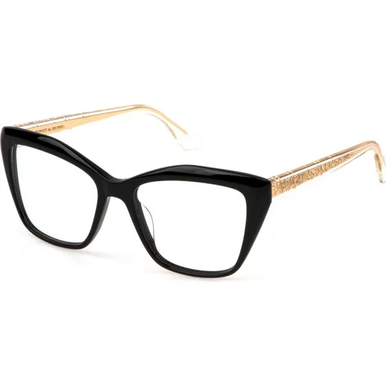 Twinset VTW047 700 Montures Optiques Carrées en Acétate Noir