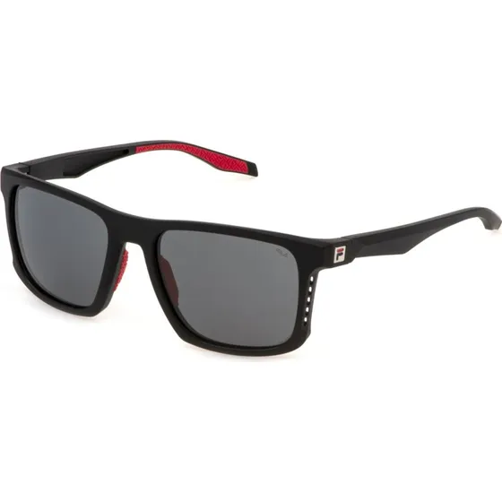 Fila Homme Lunettes de Soleil Géométriques SFI894 Noir Fumée