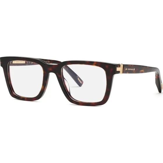 Chopard VCH372 909 Montures Optiques Carrées en Acétate Havane