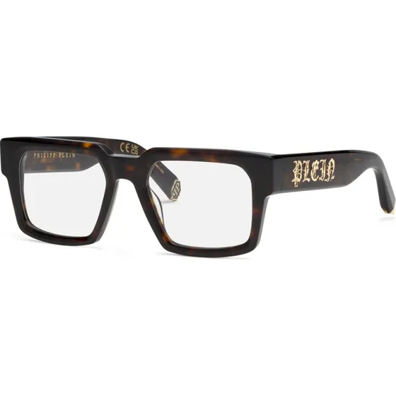 Philipp Plein VPP156M PLEIN MASTER 722 Lunettes Optiques Carrées Havane