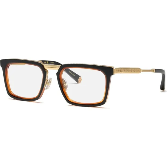 Philipp Plein VPP158M Plein Legacy Montures Optiques Carrées Noires