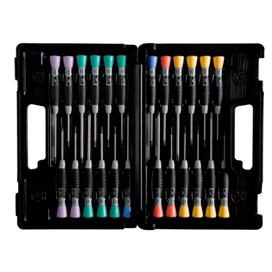 Bahco 706-5 - Jeu de tournevis de précision 24 pièces