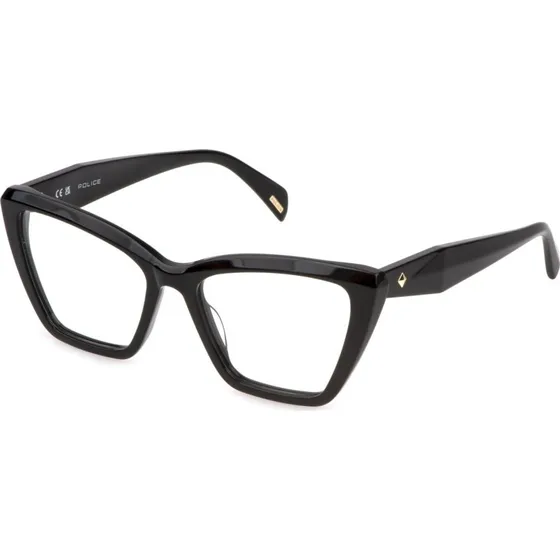 Police VPLP52 GEM 6 700 - Montures Optiques Carrées en Acétate Noir