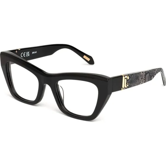 Just Cavalli VJC116 700 Montures Optiques Papillon Noir Femme