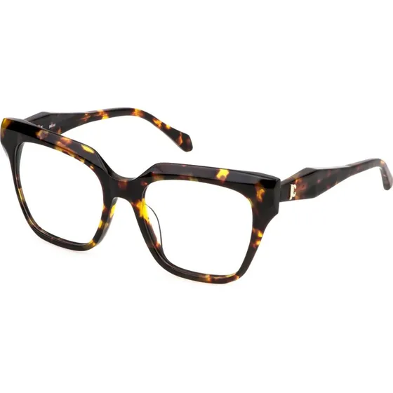 Just Cavalli VJC121 09XK - Montures Optiques Carrées en Acétate Havane