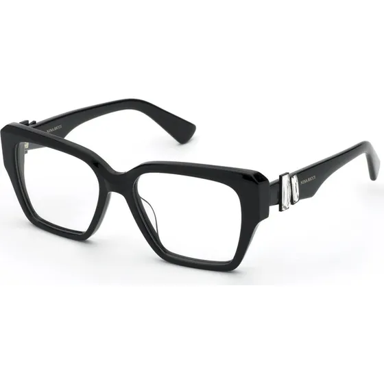 Nina Ricci VNR414S Montures Optiques Carrées en Acétate Noir