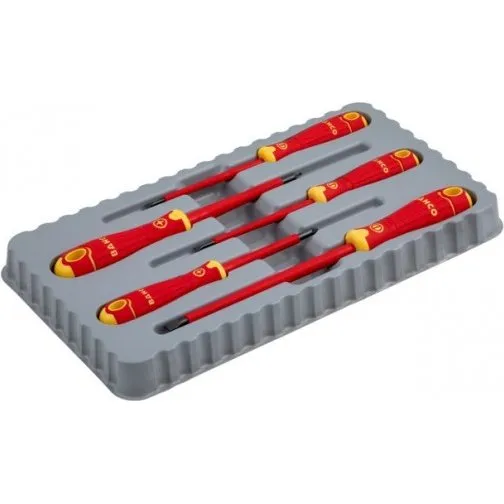 Bahco B220.015 - Jeu de tournevis isols 5 pices