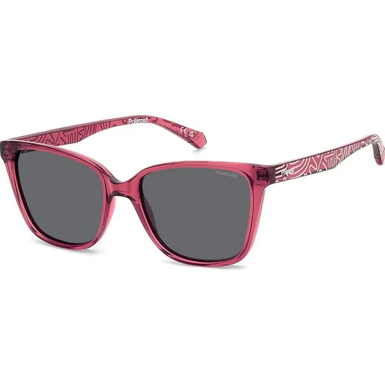 Polaroid Junior PLD 8062/S Lunettes de Soleil Polarisées Rouges