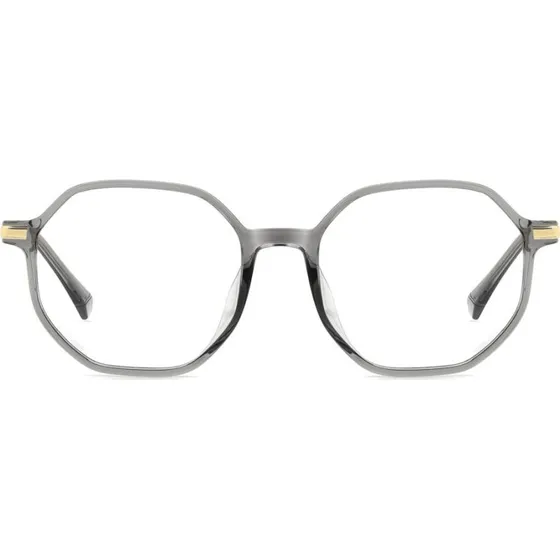 Polaroid PLD D566/G Lunettes de Vue Femme Gris Géométrique 51mm