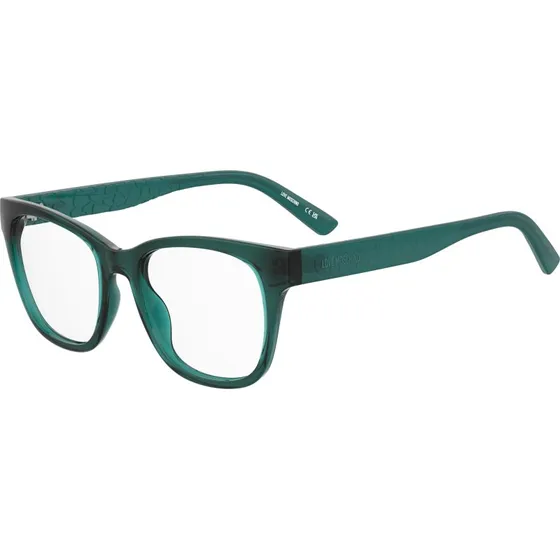 Moschino MOL684 1ED Montures Optiques Carrées Vertes pour Femme