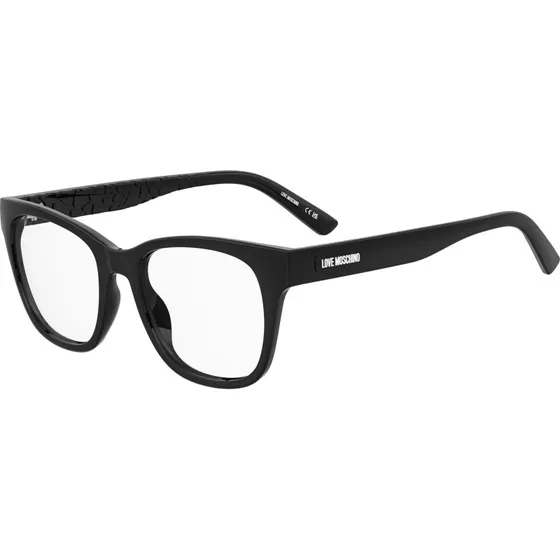 Moschino MOL684 807 Montures Optiques Carrées Noires pour Femme