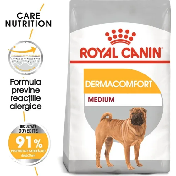 Royal Canin Medium Dermacomfort, Croquettes pour Chien, 3kg