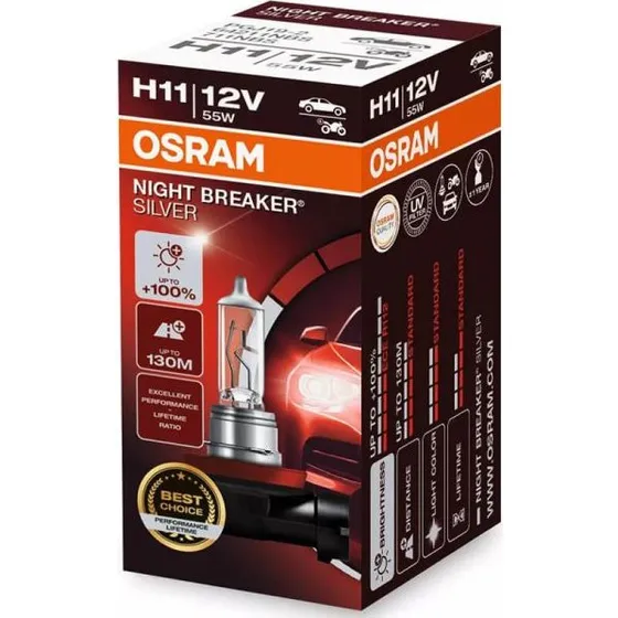 Osram Night Breaker Silver H11 55 W 12 V