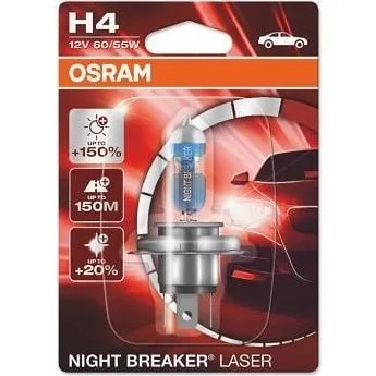 Osram H4 12V60/55W - Ampoule moto longue portée