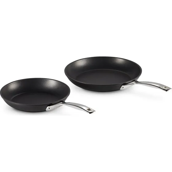 Le Creuset - Poêles antiadhésives 24 cm & 28 cm, Lot de 2