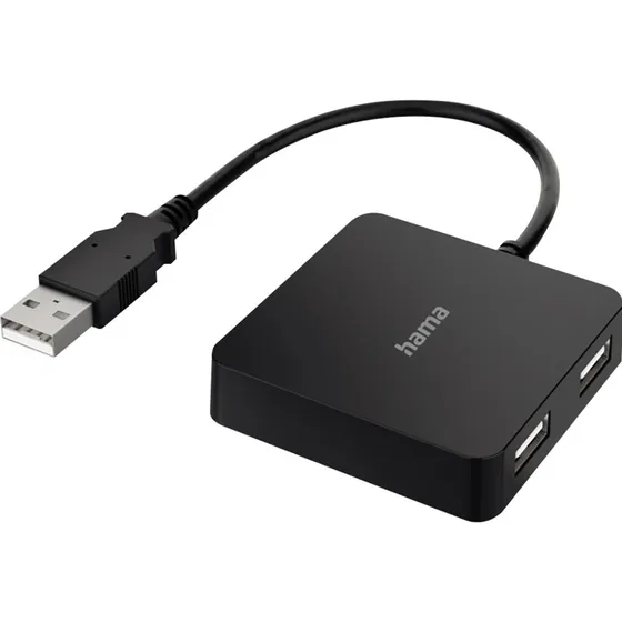 Hama 00200121 Hub USB 2.0 4 Ports Noir