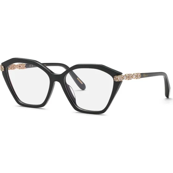 Chopard VCH403S 700 Montures Optiques Géométriques en Acétate Noir