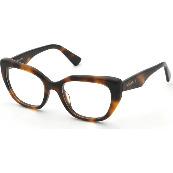 Nina Ricci VNR424 752 - Montures Optiques Papillon en Acétate Havana