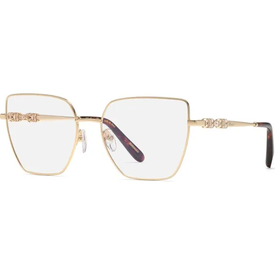 Chopard VCHL86S 0300 - Montures Optiques Papillon en Métal Or