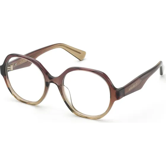 Nina Ricci VNR426 06B1 - Monture Optique Ronde en Acétate pour Femme