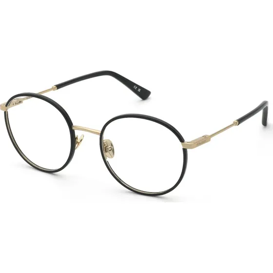 Nina Ricci VNR428 - Monture Optique Ronde en Métal Or pour Femme