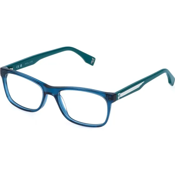 Police VK171 BLINK JR 2 Montures Optiques Carrées Bleues pour Enfants