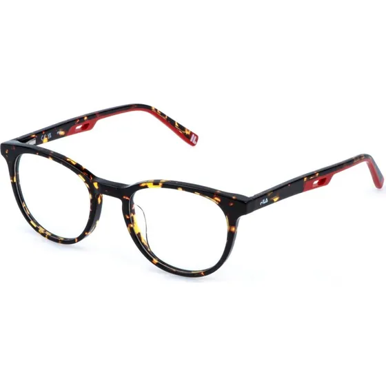 Fila Homme VFIA91 779 - Montures Optiques Pantos en Acétate Havane