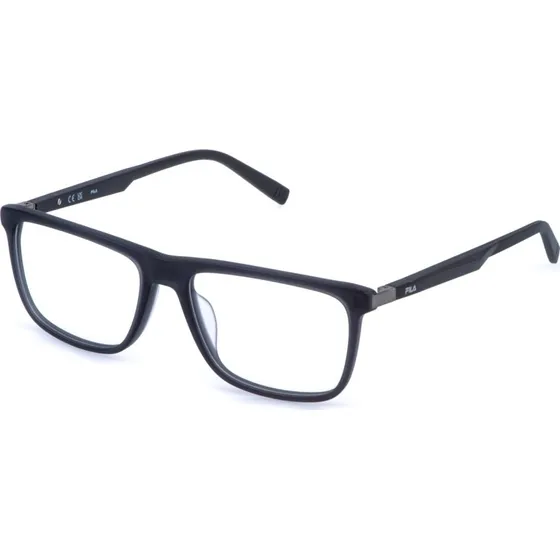 Fila Homme VFIA93 705M - Montures Optiques Carrées en Acétate Gris