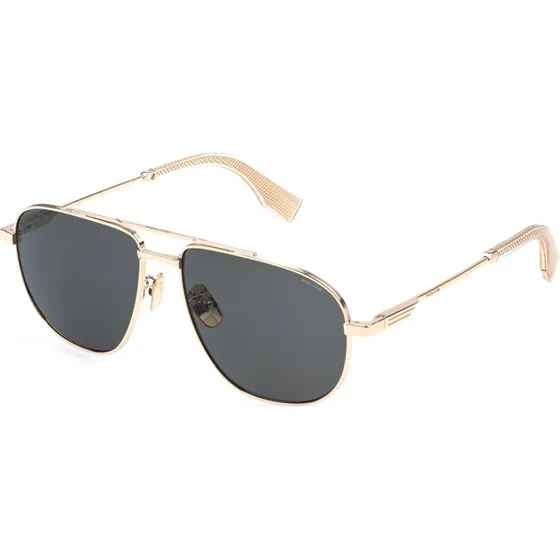 Police SPLR83E Mercury Lite 1 Lunettes de Soleil Aviateur Or et Fumée
