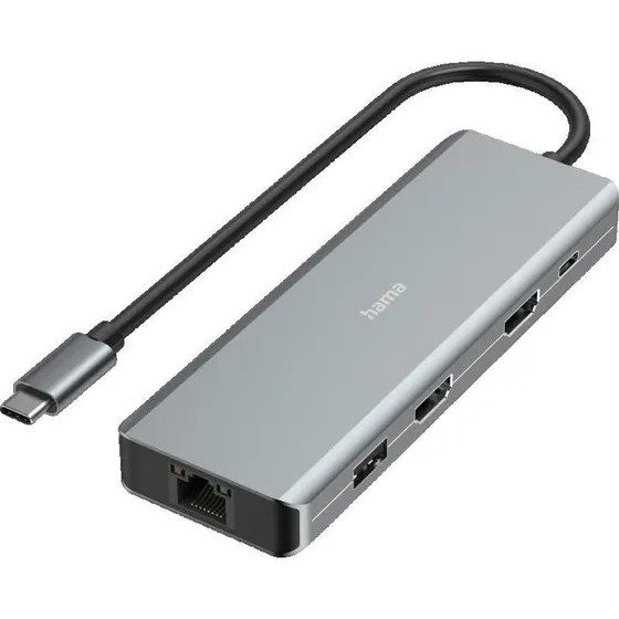 Hama CONNECT2Media Hub USB-C 9 ports anthracite