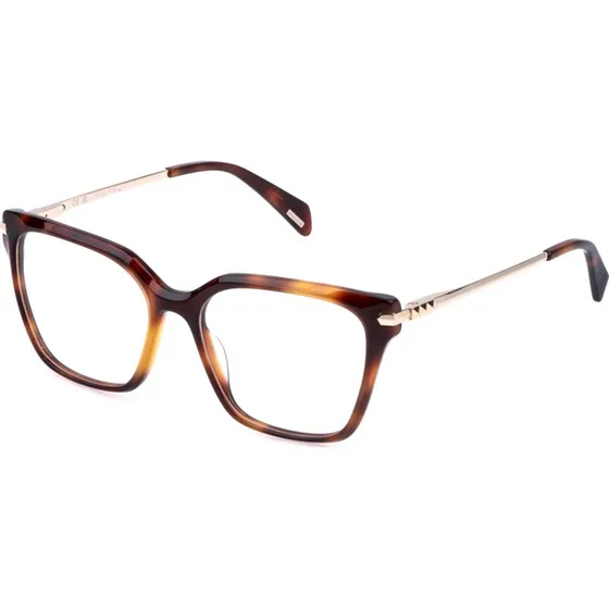 Police VPLT04 STARGAZER Montures Optiques Papillon Havane Femme